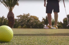 Thumbnail balle de golf sur le parcours
